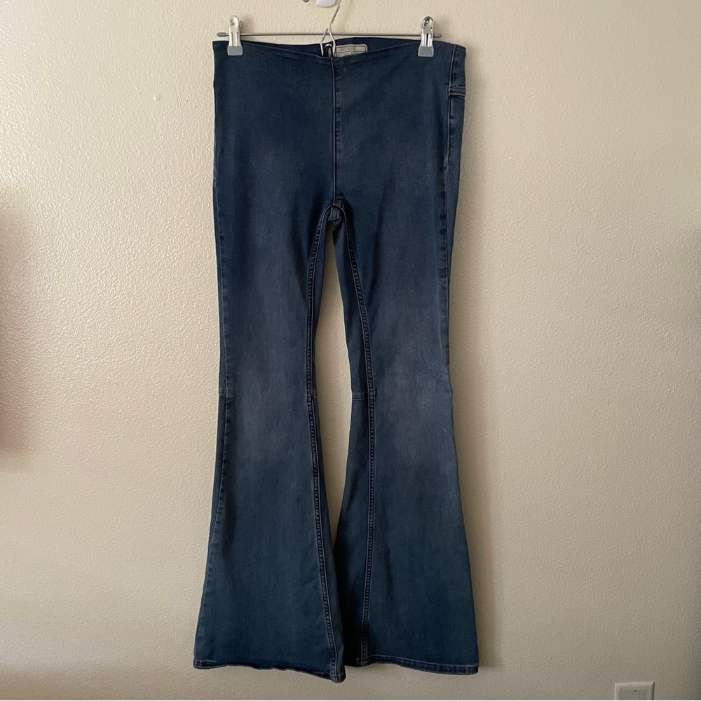 Free People Penny Flare Bell Bottom Pull On Jeans 27 - Picture 8 of 12